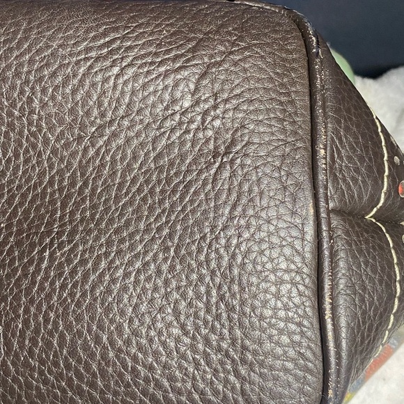 GUC Dooney & Bourke Madre Ladybug Satchel - Picture 8 of 9